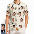 Men's Bony Boogie Custom Face Polo Shirt