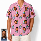 Men's Last Toast Custom Face Hawaiian Shirt