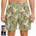 Men's Seaglass Serenade Custom Face Beach Shorts