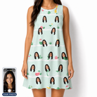 Women's Margarita Mayhem Custom Face Tank Dress