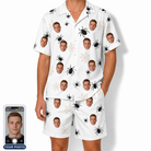 Men's Midnight Webbing Custom Face Shirt & Shorts Set