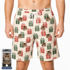 Men's Bowtiful Bundles Custom Cat Face Beach Shorts