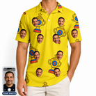 Men's Father’s Day Dynasty Custom Face Polo Shirt