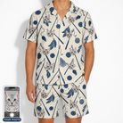 Men's Catnip Kinetics Custom Cat Face Shirt & Shorts Set