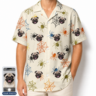 Men's Creepy Crawlers Custom Dog Face Hawaiian Shirt