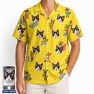 Men's Antler Antics Custom Cat Face Hawaiian Shirt