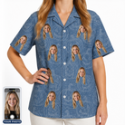 Women's Porchlight Punks Custom Face Hawaiian Shirt