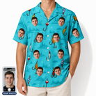 Men's Barbed Banter Custom Face Hawaiian Shirt