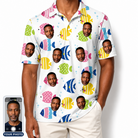 Men's Guppy Gyrations Custom Face Polo Shirt