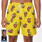 Men's Nutty Nectar Custom Face Beach Shorts
