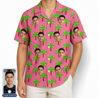 Men's Sepia Sojourn Custom Face Hawaiian Shirt