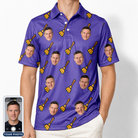 Men's Mopstick Magic Custom Face Polo Shirt