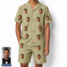 Men's Cinder Calypso Custom Face Shirt & Shorts Set