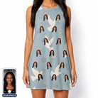 Women's Ivory Coo Custom Face Tank Dress