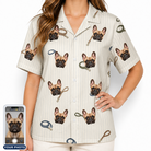 Women's Ruff Routes Custom Dog Face Hawaiian Shirt