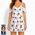 Women's Crab Capers Custom Face Off-Shoulder Dress