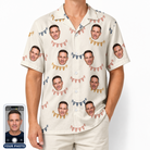 Men's Garland Giggles Custom Face Hawaiian Shirt