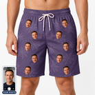 Men's Spider Social Custom Face Beach Shorts