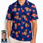 Men's July Quarters Custom Face Polo Shirt