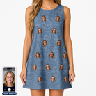 Women's Porchlight Punks Custom Face Tank Dress