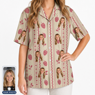 Women's Brambly Bounce Custom Face Hawaiian Shirt