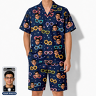 Men's Ray Reunion Custom Face Shirt & Shorts Set