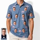 Men's Longneck Lollies Custom Face Polo Shirt