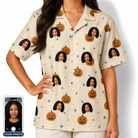 Women's Lantern Laughs Custom Face Hawaiian Shirt