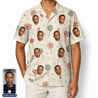 Men's Candy Constellation Custom Face Hawaiian Shirt