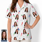 Women's Boom Banner Custom Face Hawaiian Shirt