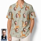 Men's Hoof Hootenanny Custom Face Hawaiian Shirt