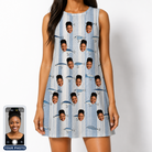 Women's Spoon Sizzle Custom Face Tank Dress