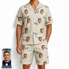 Men's Solar Sire Custom Face Shirt & Shorts Set