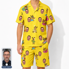 Men's Antler Antics Custom Face Shirt & Shorts Set