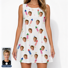 Women's Boom Banner Custom Face Tank Dress