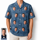 Men's Blossom Bounce Custom Face Hawaiian Shirt