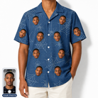 Men's Silk Screams Custom Face Hawaiian Shirt