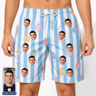 Men's Dazzle Drops Custom Face Beach Shorts