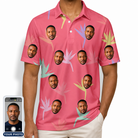 Men's Paradise Punch Custom Face Polo Shirt