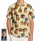 Men's Gift Glee Custom Face Polo Shirt