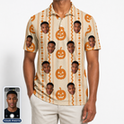 Men's Spooky Squash Custom Face Polo Shirt