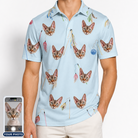 Men's Pounce Patrol Custom Cat Face Polo Shirt