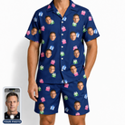 Men's Boxed Bliss Custom Face Shirt & Shorts Set