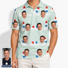 Men's Independence Icicles Custom Face Polo Shirt