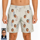 Men's Links Luggage Custom Face Beach Shorts