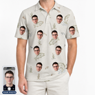 Men's Bass Bash Custom Face Polo Shirt