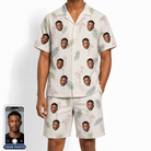 Men's Tropical Tippytoes Custom Face Shirt & Shorts Set