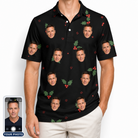 Men's Holly Hush Custom Face Polo Shirt