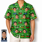 Men's Course Cruisers Custom Face Hawaiian Shirt