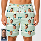 Men's Lens Liaisons Custom Face Beach Shorts